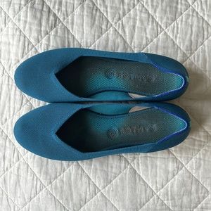 Very gently worn Rothy’s flats